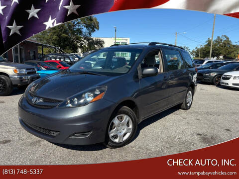 2006 Toyota Sienna for sale at CHECK AUTO, INC. in Tampa FL