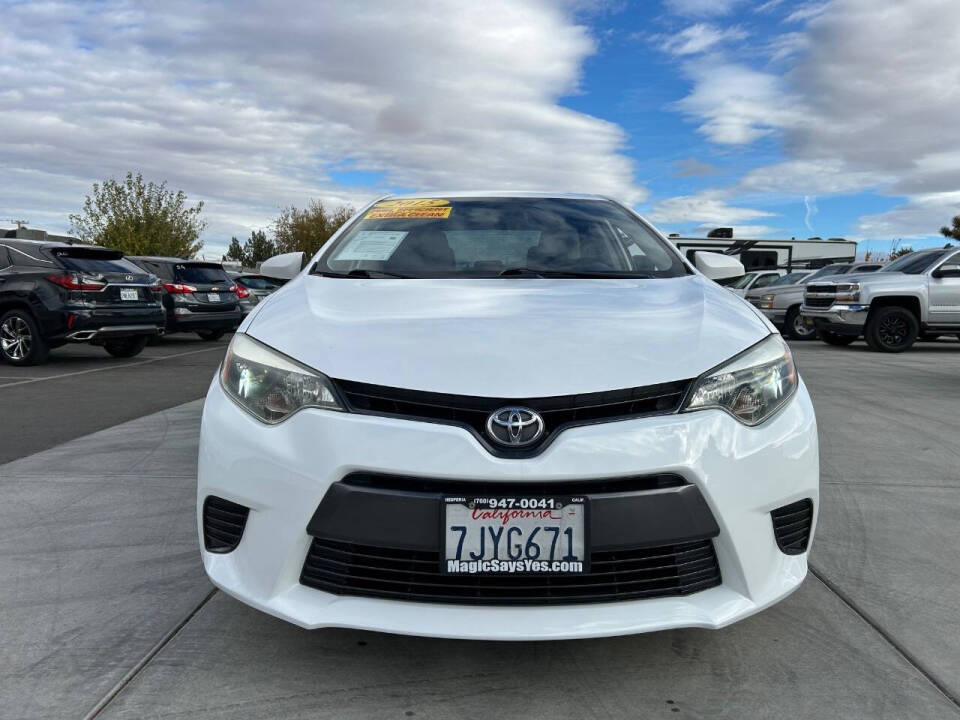 2015 Toyota Corolla for sale at Magic Auto Sales in Hesperia, CA