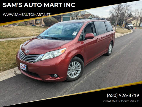 2012 Toyota Sienna for sale at SAM'S AUTO MART INC in Chicago IL