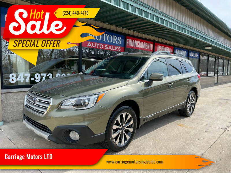 2015 Subaru Outback for sale at Carriage Motors LTD in Ingleside IL