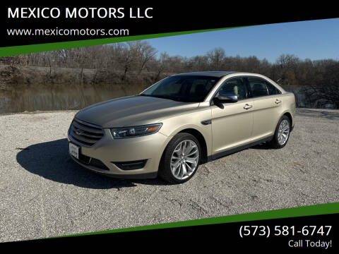 2018 Ford Taurus for sale at MEXICO MOTORS LLC in Mexico MO