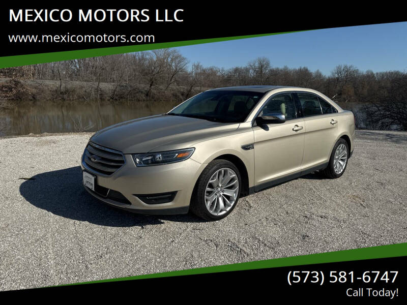 2018 Ford Taurus for sale at MEXICO MOTORS LLC in Mexico MO