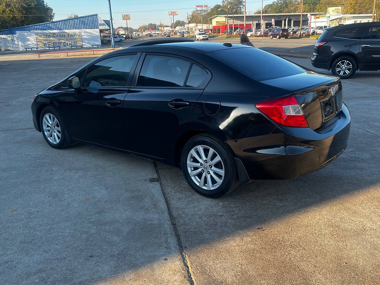 2012 Honda Civic for sale at Best Value Auto Sales LLC in Lufkin, TX