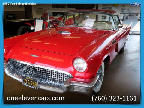 1957 Ford Thunderbird for sale at One Eleven Vintage Cars in Palm Springs CA