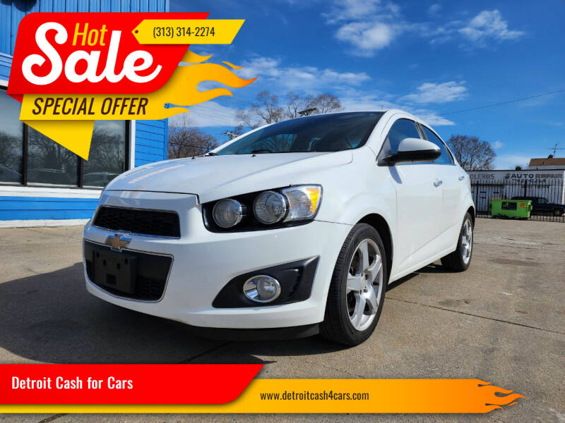 2015 Chevrolet Sonic for sale at Detroit Cash for Cars in Warren MI