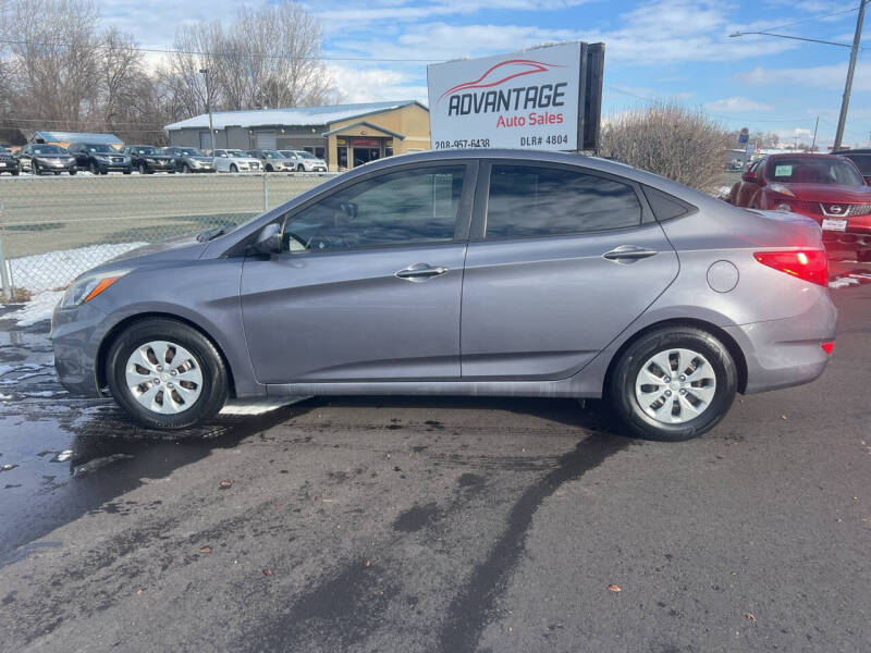 2016 Hyundai Accent for sale at Advantage Auto Sales in Garden City ID