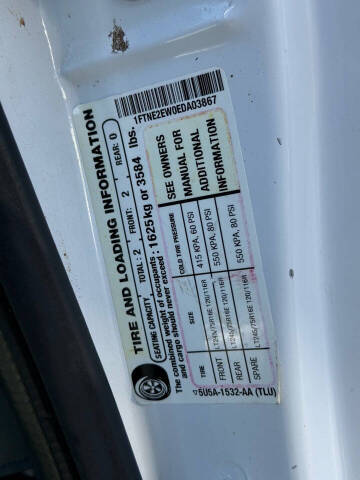 2014 Ford E-Series E-250