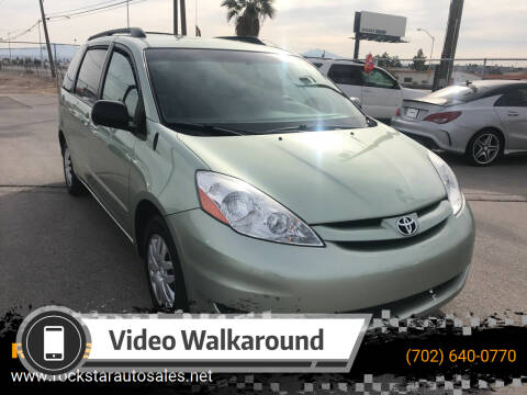 2008 Toyota Sienna for sale at ROCK STAR TRUCK & AUTO LLC in Las Vegas NV