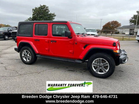 2021 Jeep Wrangler Unlimited for sale at Breeden Pre-Owned in Van Buren AR