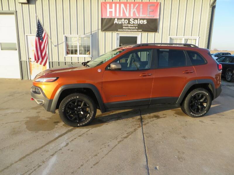 2014 Jeep Cherokee for sale at Hinkle Auto Sales in Mount Pleasant IA