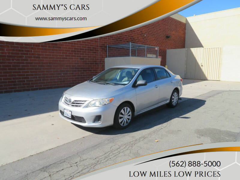 2013 Toyota Corolla for sale at SAMMY"S CARS in Bellflower CA