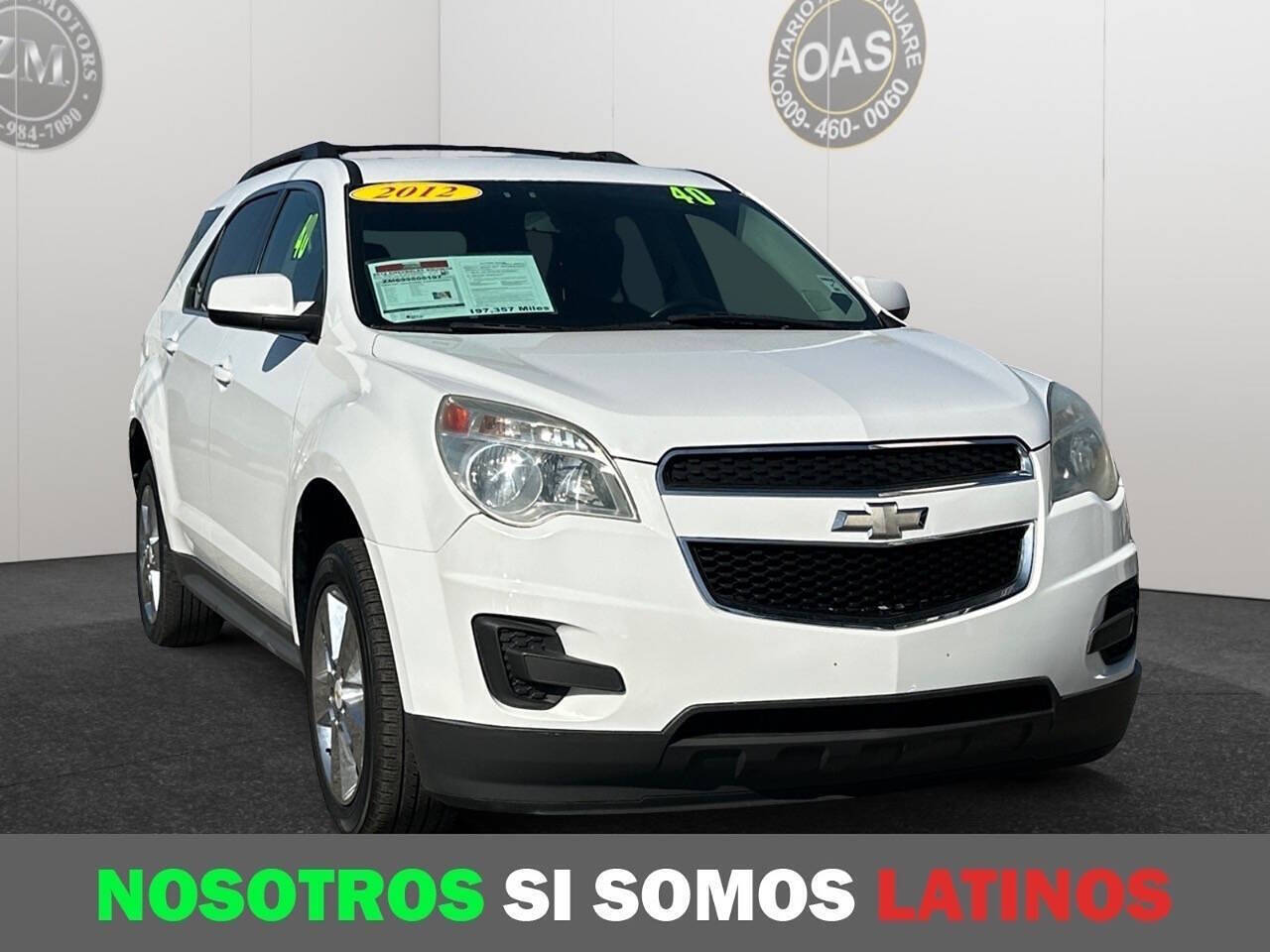 2012 Chevrolet Equinox for sale at Zacatlan Motors in Ontario, CA