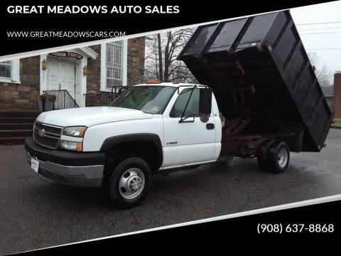 2005 Chevrolet Silverado 3500 for sale at GREAT MEADOWS AUTO SALES in Great Meadows NJ