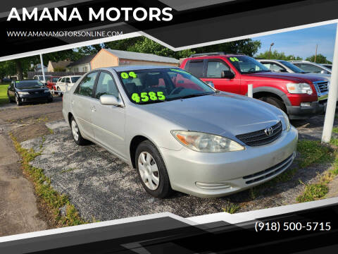 2004 Toyota Camry for sale at AMANA MOTORS in Tulsa OK