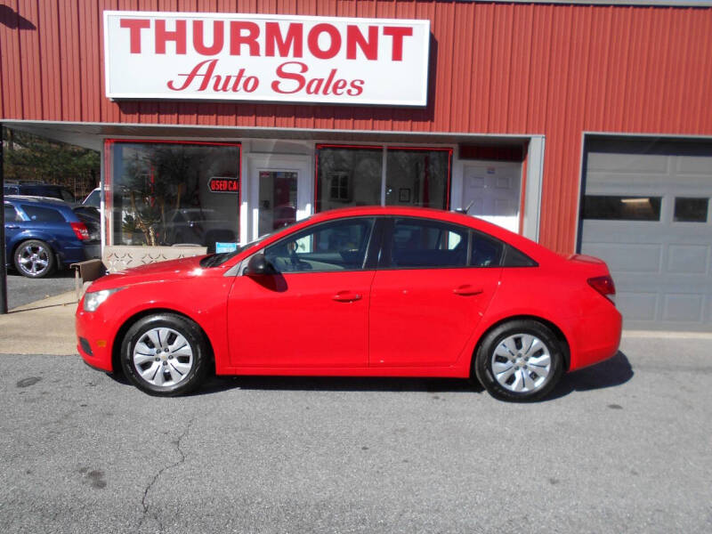 2014 Chevrolet Cruze for sale at THURMONT AUTO SALES in Thurmont MD