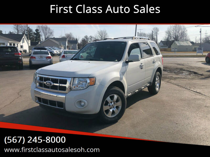 2012 Ford Escape for sale at First Class Auto Sales in Fostoria OH