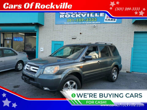 2006 Honda Pilot for sale at Cars Of Rockville in Rockville MD