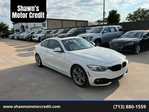 2017 BMW 4 Series for sale at Shawn's Motor Credit in Houston TX