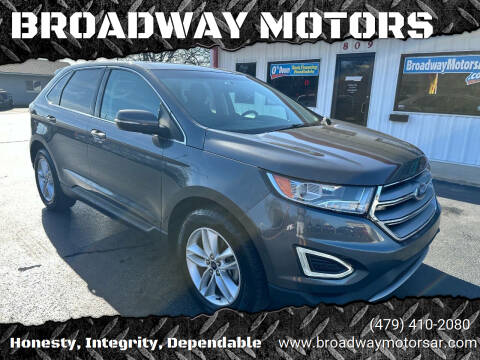 2016 Ford Edge for sale at BROADWAY MOTORS in Van Buren AR