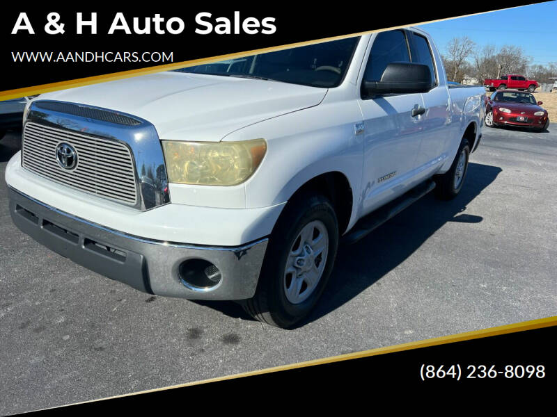 2008 Toyota Tundra for sale at A & H Auto Sales in Greenville SC