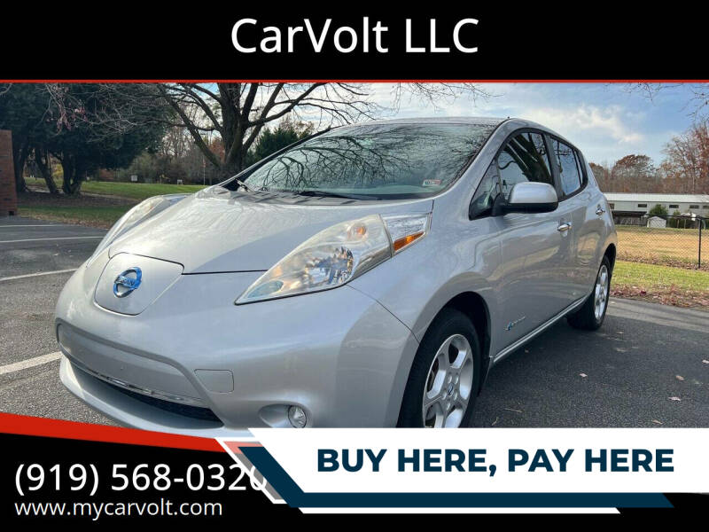 2013 Nissan LEAF for sale at CarVolt LLC in Mebane NC