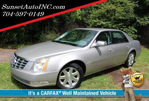 2007 Cadillac DTS for sale at Sunset Auto in Charlotte NC