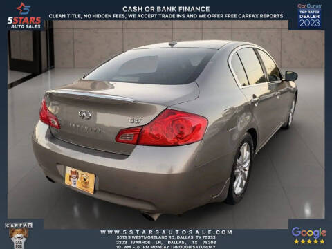 2009 Infiniti G37 Sedan Journey