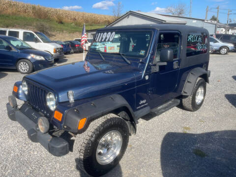 2006 Jeep Wrangler for sale at Dealz On Wheels LLC in Mifflinburg PA