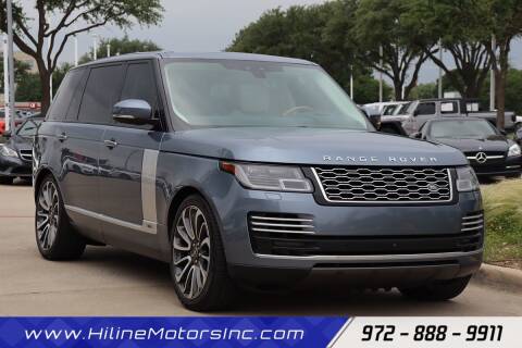 2019 Land Rover Range Rover for sale at HILINE MOTORS in Plano TX