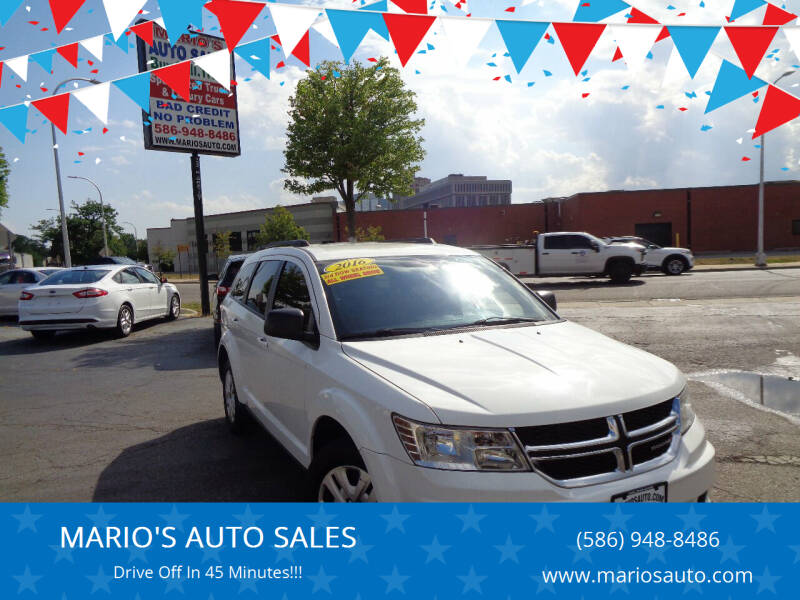 2016 Dodge Journey for sale at MARIO'S AUTO SALES in Mount Clemens MI