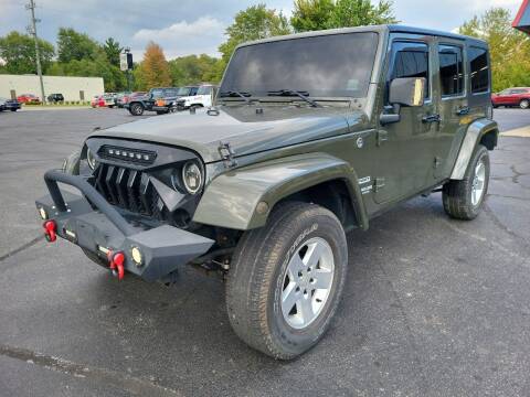 2016 Jeep Wrangler Unlimited for sale at Cruisin' Auto Sales in Madison IN