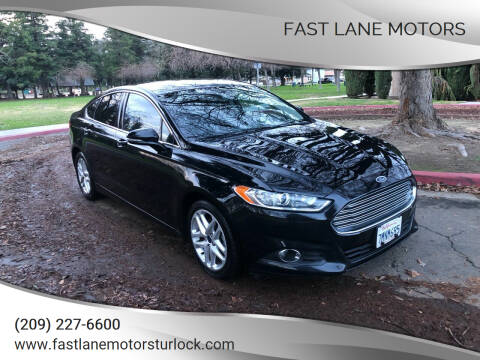 2016 Ford Fusion for sale at Fast Lane Motors in Turlock CA