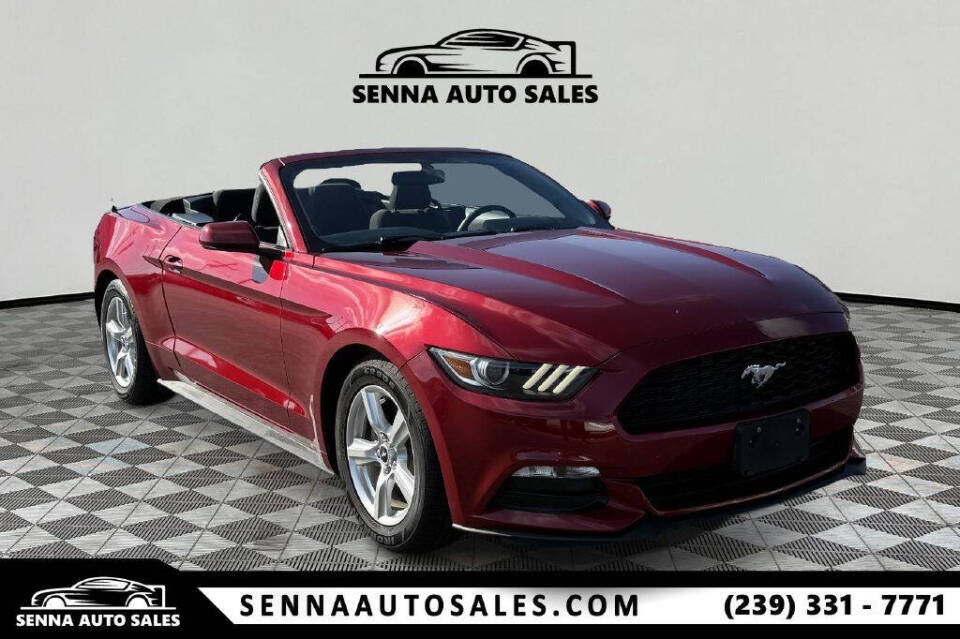 2015 Ford Mustang for sale at SENNA AUTO SALES in Naples, FL