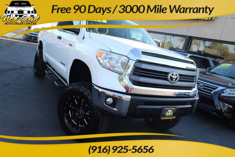 2014 Toyota Tundra for sale at West Coast Auto Sales Center in Sacramento CA