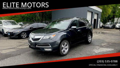 2013 Acura MDX for sale at ELITE MOTORS in West Haven CT