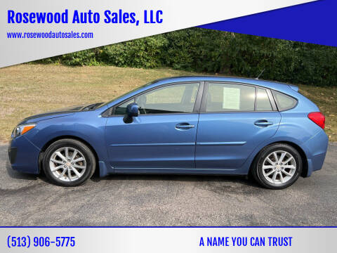 2014 Subaru Impreza for sale at Rosewood Auto Sales, LLC in Hamilton OH