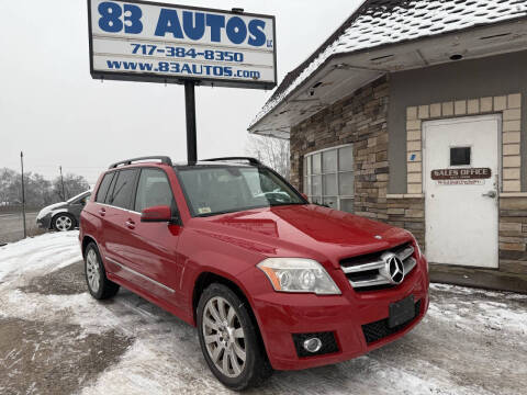 2012 Mercedes-Benz GLK for sale at 83 Autos LLC in York PA