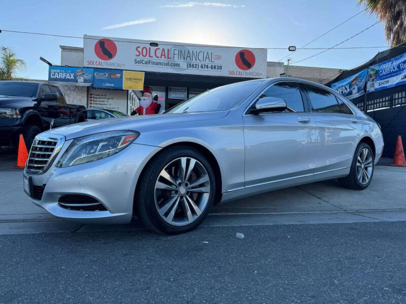 2015 Mercedes-Benz S-Class for sale at Sol Cal Financial Corp in Whittier CA