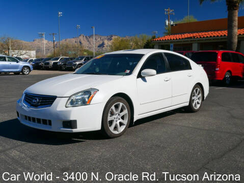 2008 Nissan Maxima for sale at CAR WORLD in Tucson AZ