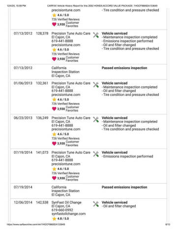 2002 Honda Accord Value Package