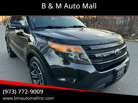 2014 Ford Explorer for sale at B & M Auto Mall in Clifton NJ
