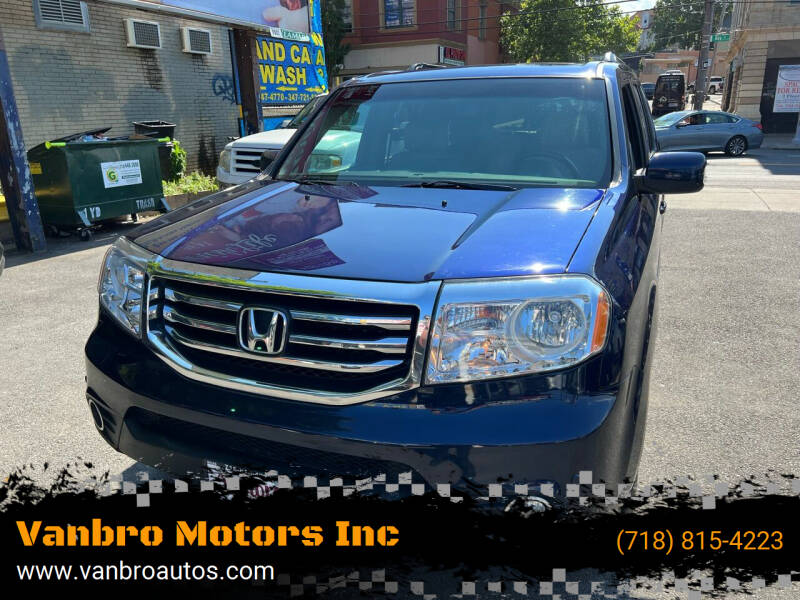 2014 Honda Pilot for sale at Vanbro Motors Inc in Staten Island NY