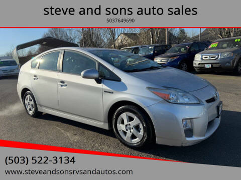2010 Toyota Prius for sale at steve and sons auto sales - Steve & Sons Auto Sales 4 in Portland OR