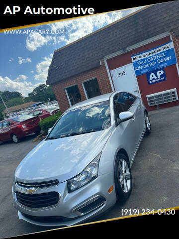 2015 Chevrolet Cruze for sale at AP Automotive in Cary NC