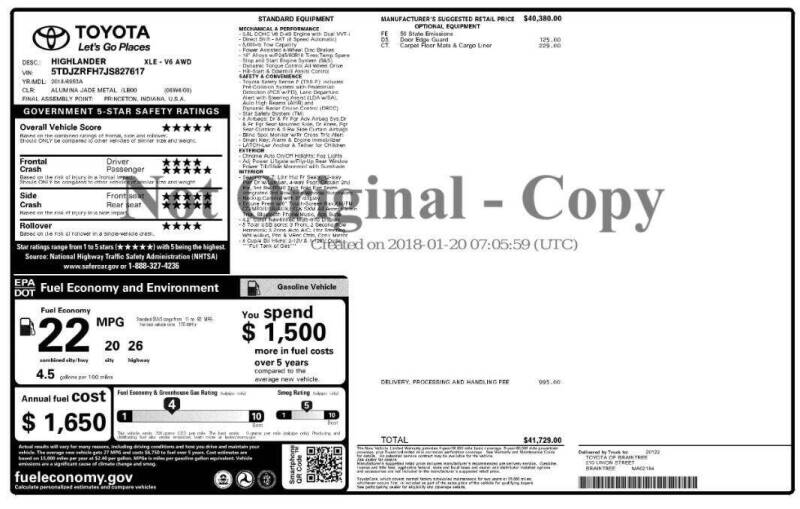 2018 Toyota Highlander XLE