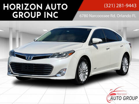2013 Toyota Avalon Hybrid for sale at HORIZON AUTO GROUP INC in Orlando FL