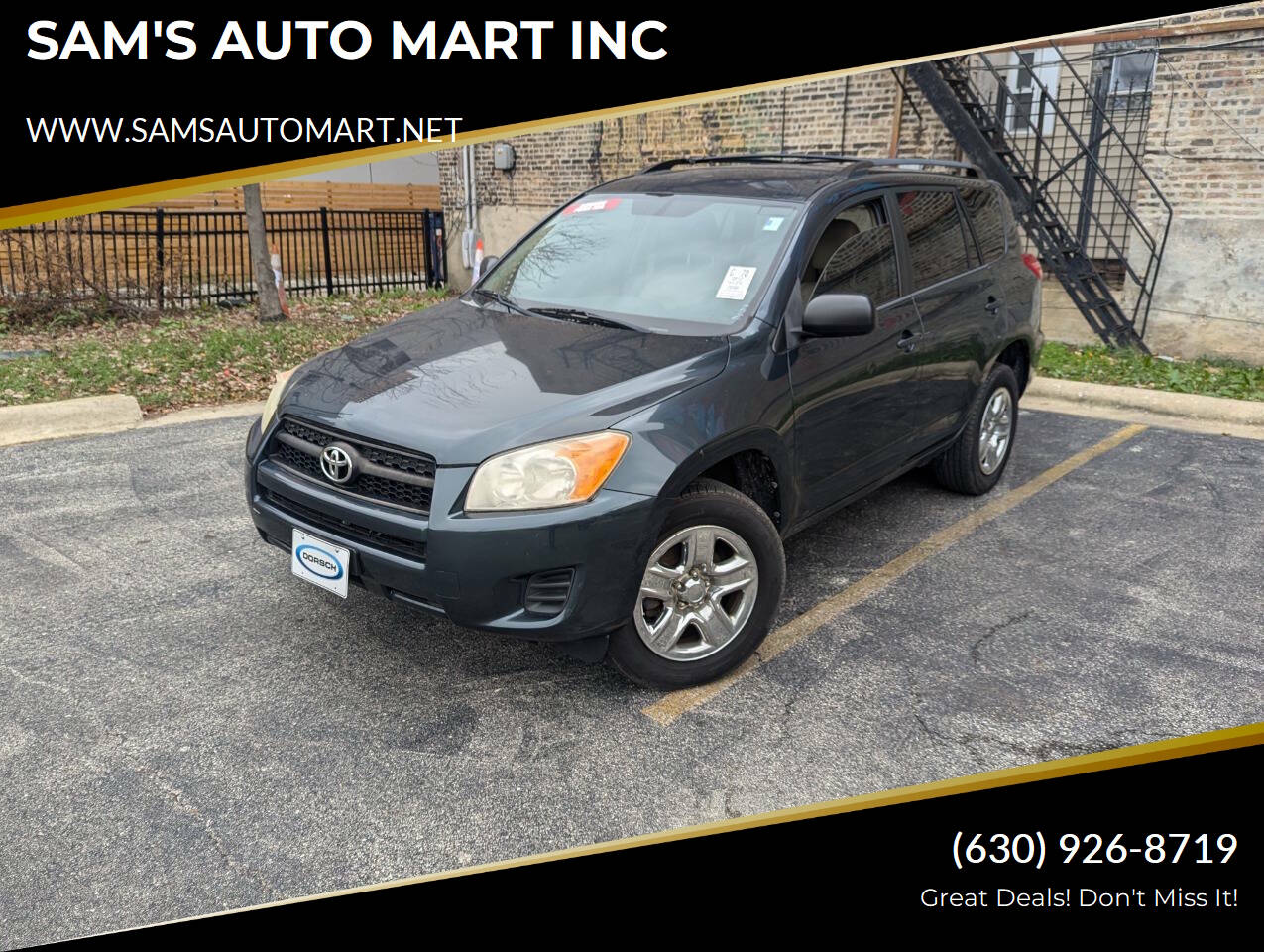 Blue 2012 Toyota RAV4 Base Base 4dr SUV 1
