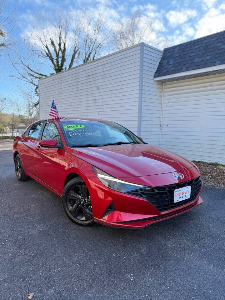 2021 Hyundai ELANTRA for sale at Joes Blvd Auto Sales in Hopewell, VA