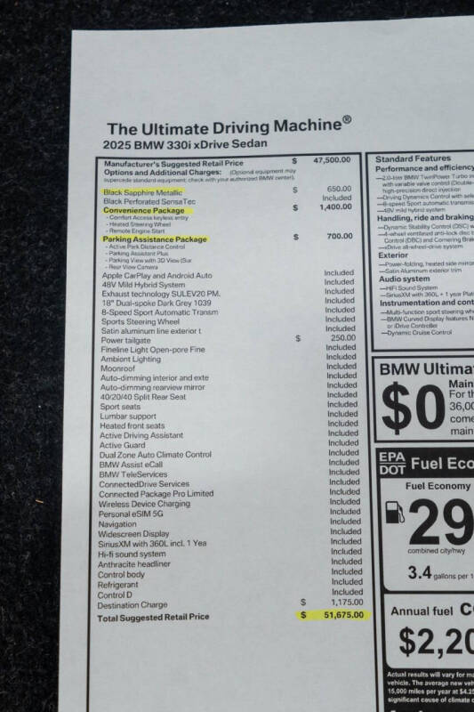 2025 BMW 3 Series 330i xDrive