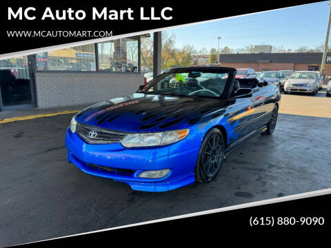 2002 Toyota Camry Solara for sale at MC Auto Mart LLC in Hermitage TN